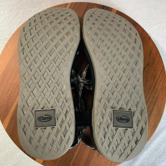 CHACO Womens ZX2 Classic Strappy Sandals Shoes Size 39 Black/White Outdoor - Picture 7 of 7